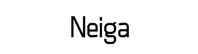 Neiga  नि: शुल्क फ़ॉन्ट्स डाउनलोड