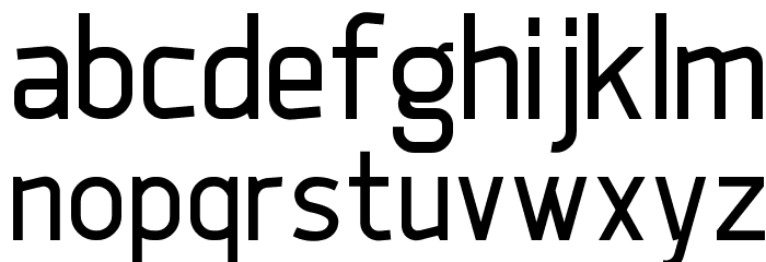 Neiga Font LOWERCASE