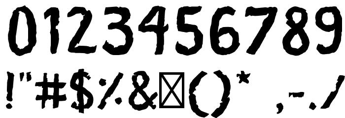 Neige-Regular Font OTHER CHARS
