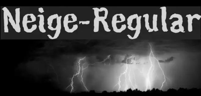 Neige-Regular Example 3