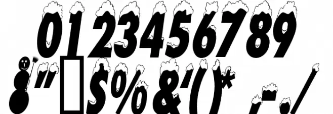 NeigeCondensed Шрифта ДРУГИЕ символов