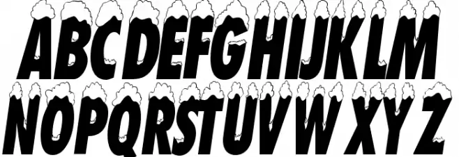 NeigeCondensed Schriftart Groß