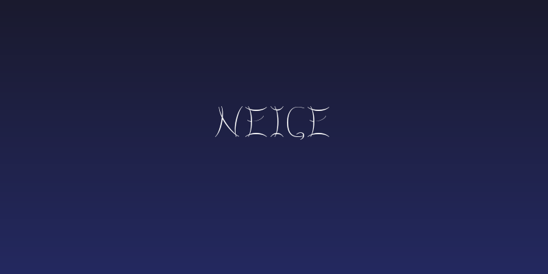 Neige Social Header