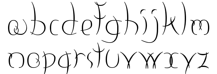 Neige Font LOWERCASE