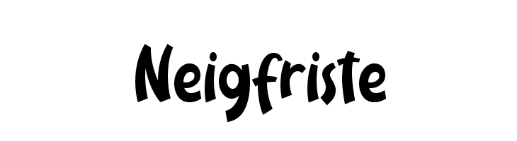 Neigfriste Font