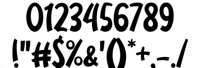 Neigfriste Font OTHER CHARS