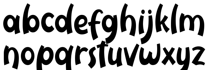 Neigfriste Font LOWERCASE