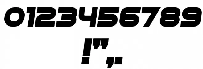 Neighbor Bold Italic Font OTHER CHARS