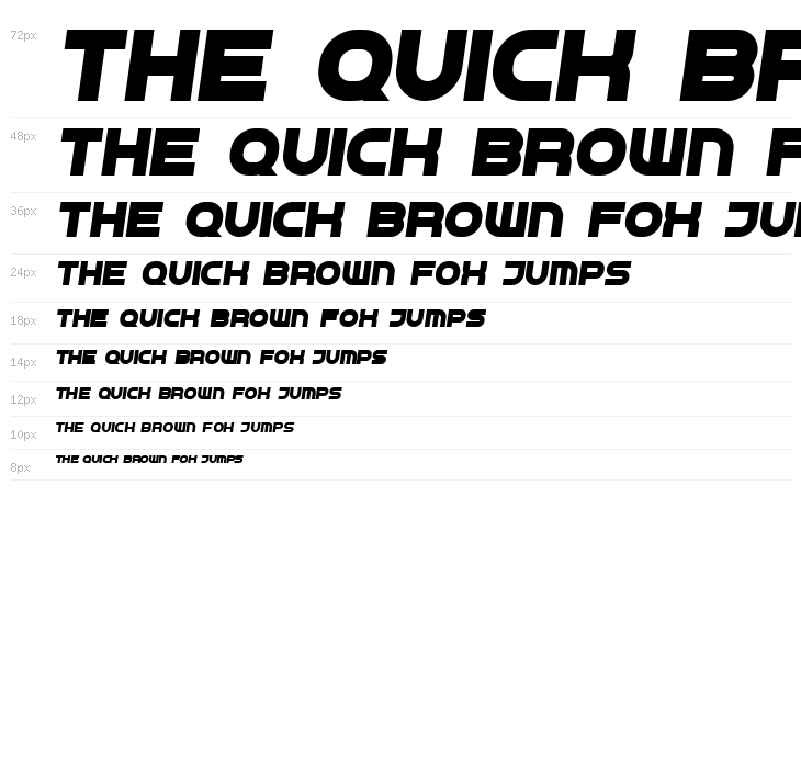 Neighbor Bold Italic Waterfall