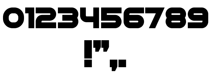 Neighbor Bold Font OTHER CHARS