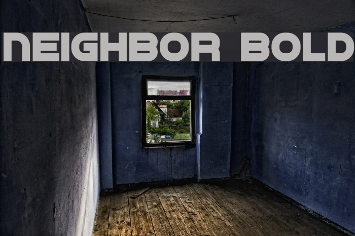 Neighbor Bold Font examples