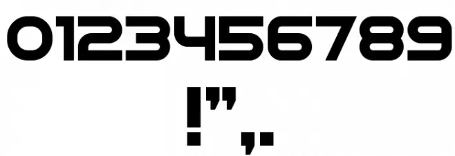 Neighbor Regular Font OTHER CHARS