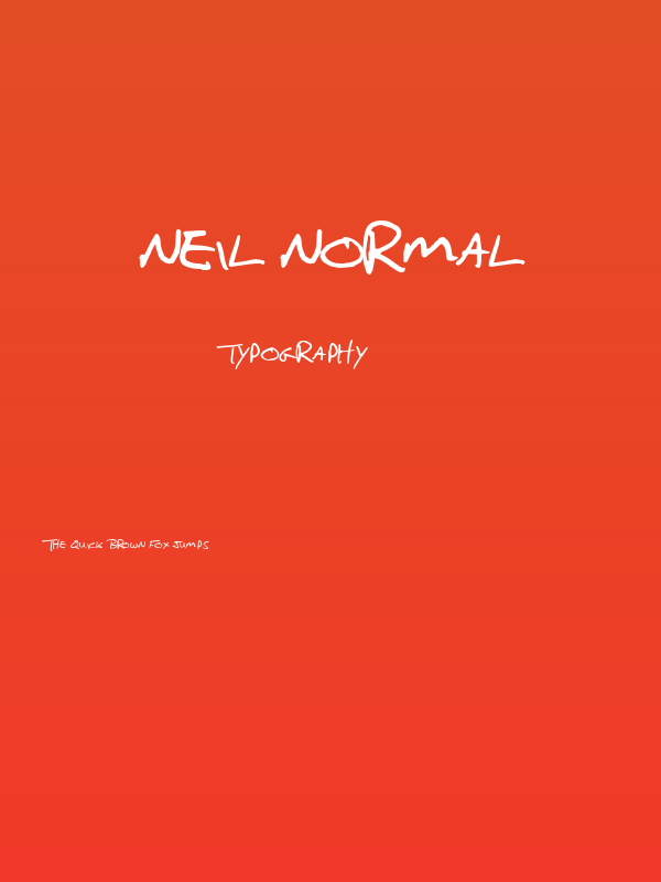 Neil Normal Poster