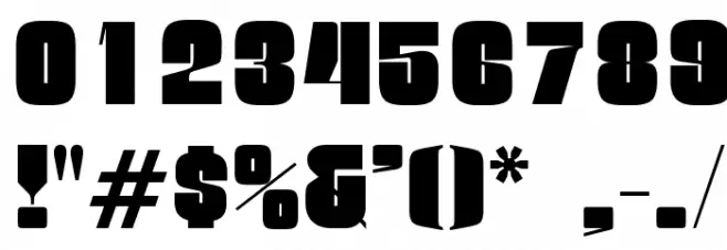 NeilBold Font OTHER CHARS