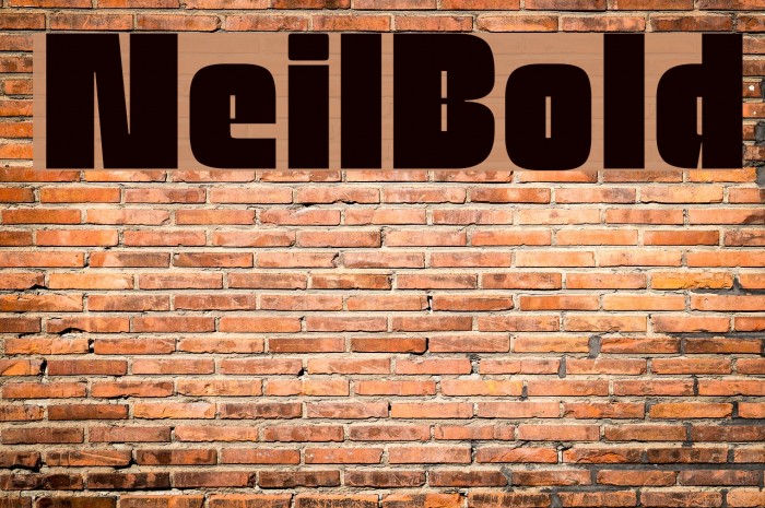 NeilBold Font examples