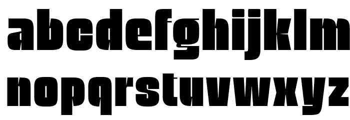 NeilBold Font LOWERCASE