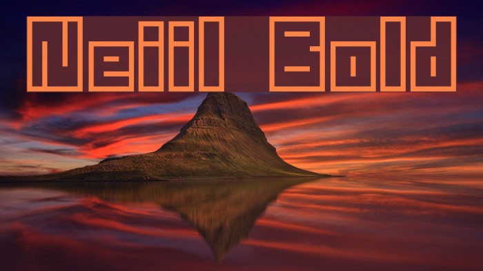 Neistil Bold Font examples
