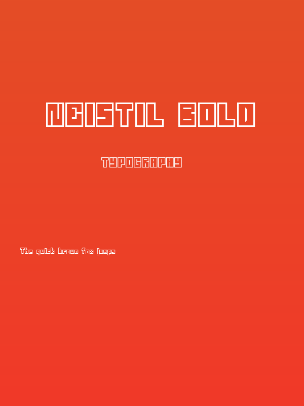 Neistil Bold Poster