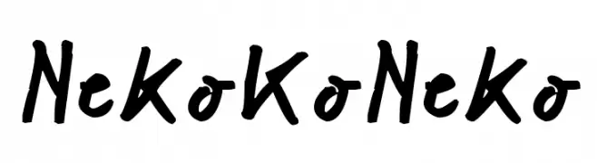 NekoKoNeko  Frei Schriftart Herunterladen