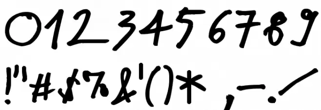 NekoKoNeko Font OTHER CHARS