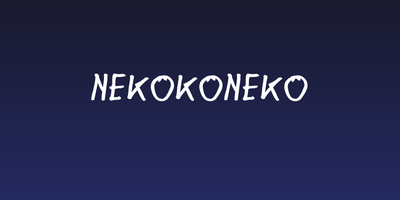 NekoKoNeko Social Header