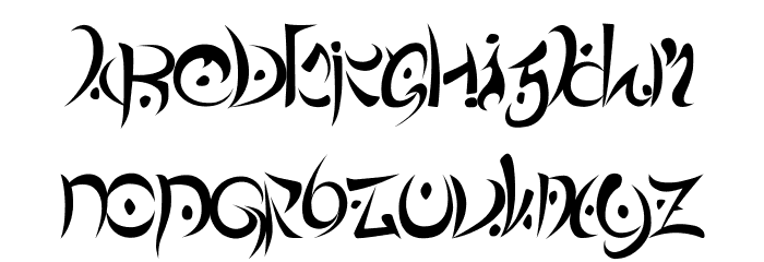 Neko_no_Mezame Font LOWERCASE