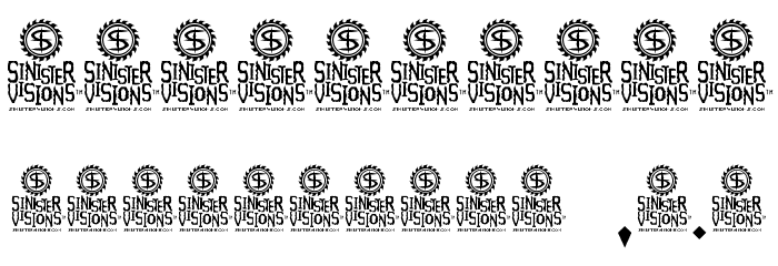 NekroKids Font OTHER CHARS