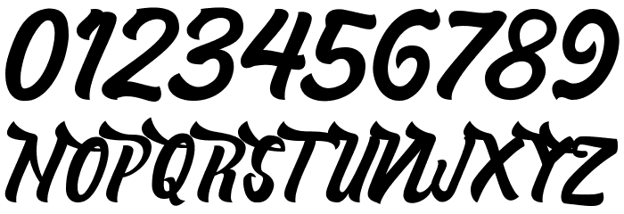 Nelda Free Font Alte caractere