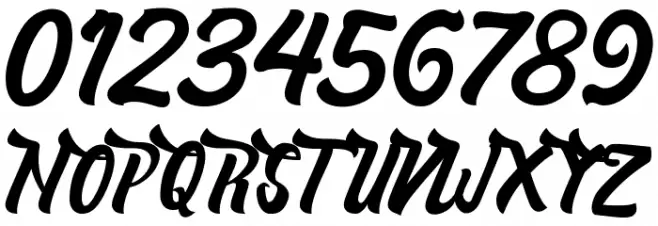 Nelda Free Font OTHER CHARS