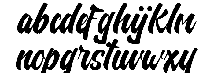 NeldaFree Font LOWERCASE