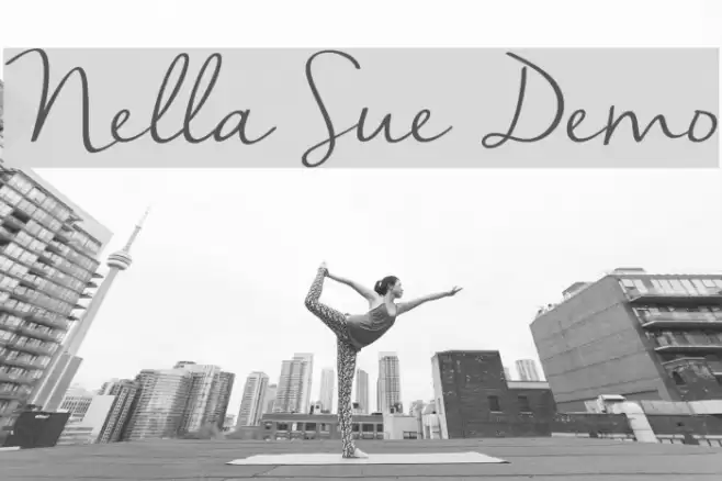 Nella Sue Demo Font examples
