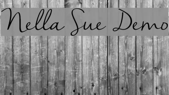 Nella Sue Demo Font examples