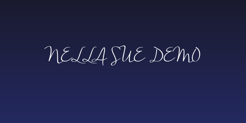 Nella Sue Demo Social Header
