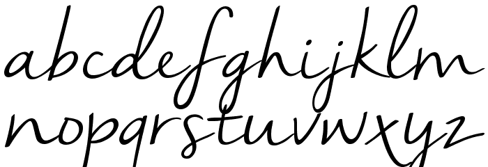 Nella Sue Demo Font LOWERCASE