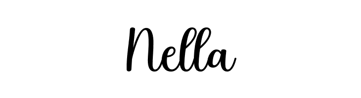 Nella  フリーフォントのダウンロード