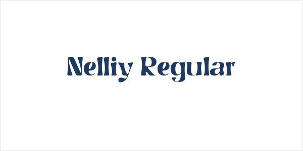 Nelliy Regular Logo