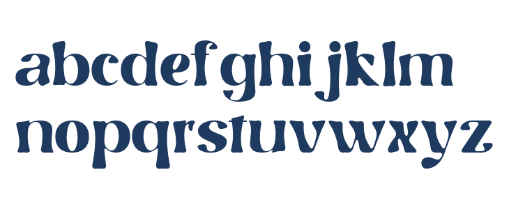 Nelliy Regular Lowercase