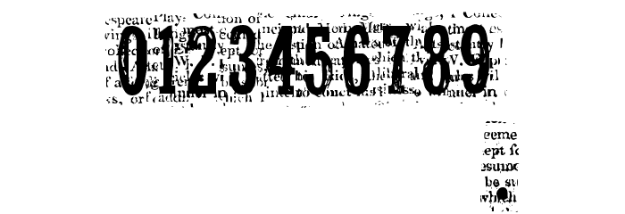 NelsonOldNewsPaper Regular Font OTHER CHARS