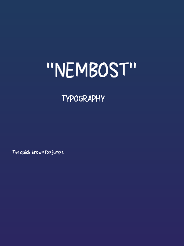 "Nembost" Poster
