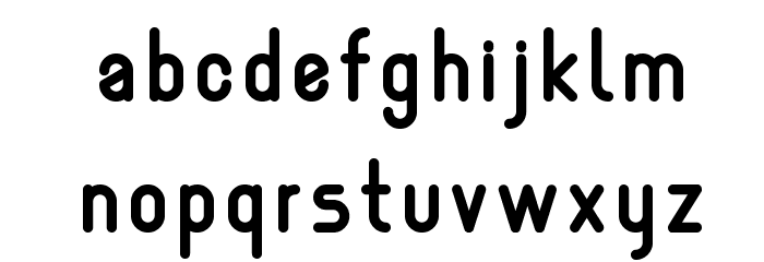Nemesia bold Font LOWERCASE