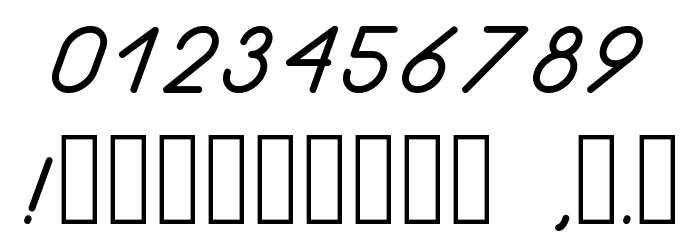 Nemesia italic Font OTHER CHARS