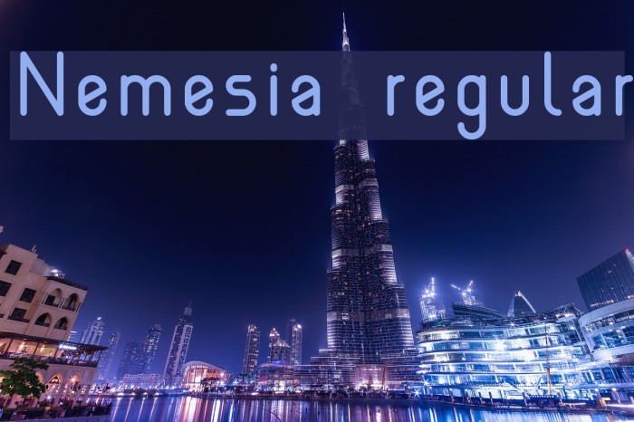 Nemesia regular Example 1