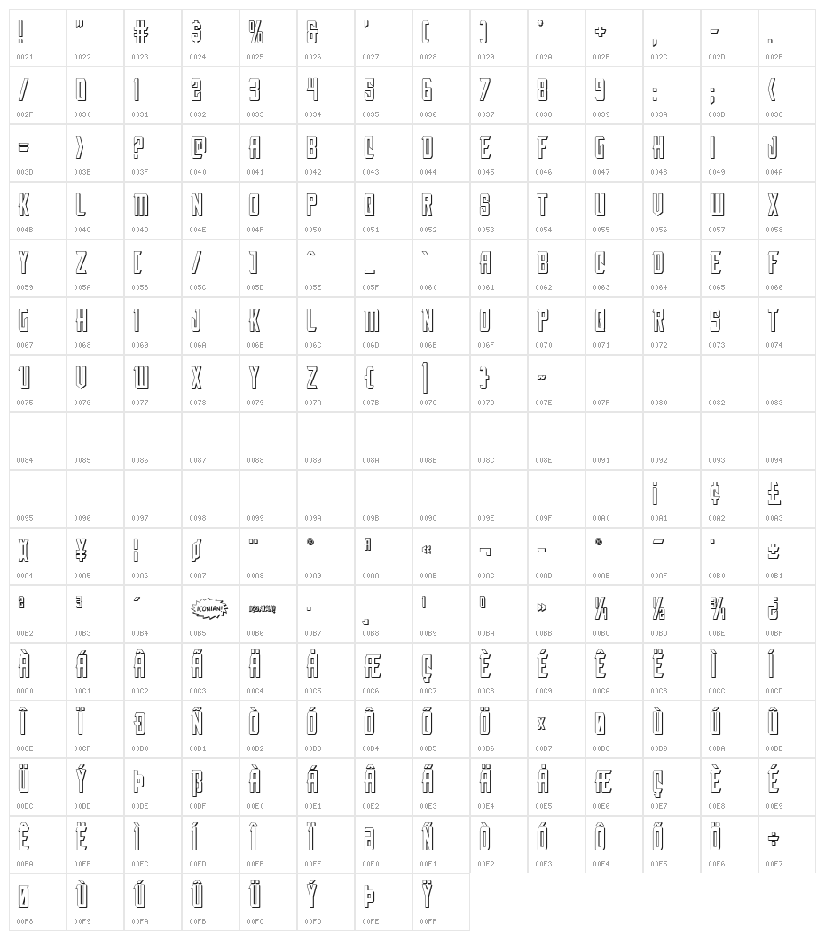 Nemesis Enforcer 3D Regular Character Map