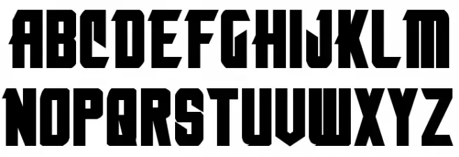 Nemesis Enforcer Bold Expanded Polices MAJUSCULES