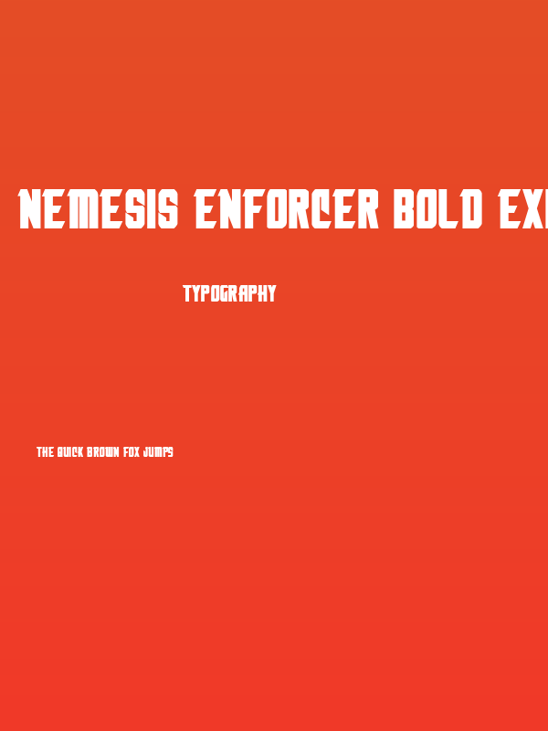 Nemesis Enforcer Bold Expanded Poster