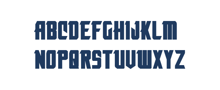 Nemesis Enforcer Bold Expanded Lowercase