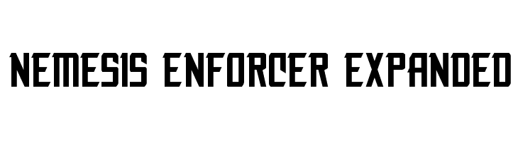 Nemesis Enforcer Expanded  Descarca Fonturi Gratis
