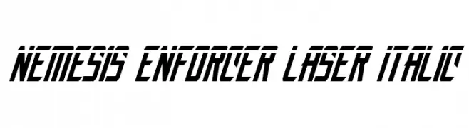 Nemesis Enforcer Laser Italic 