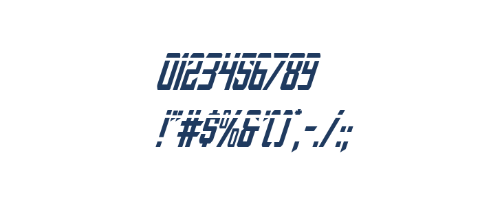 Nemesis Enforcer Laser Italic Other Characters