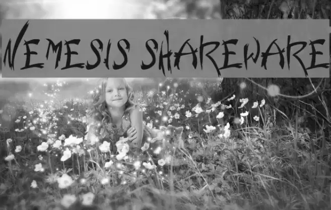 Nemesis Shareware Шрифта examples